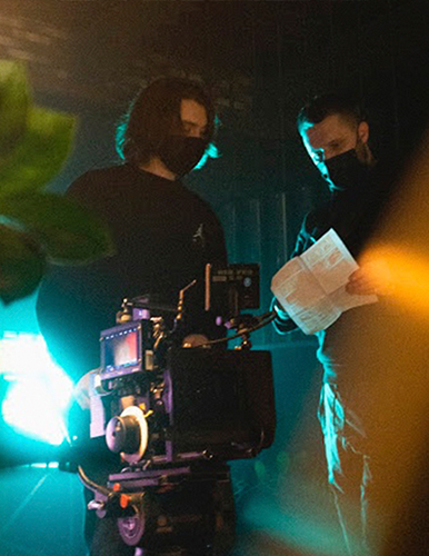 Behind the scenes